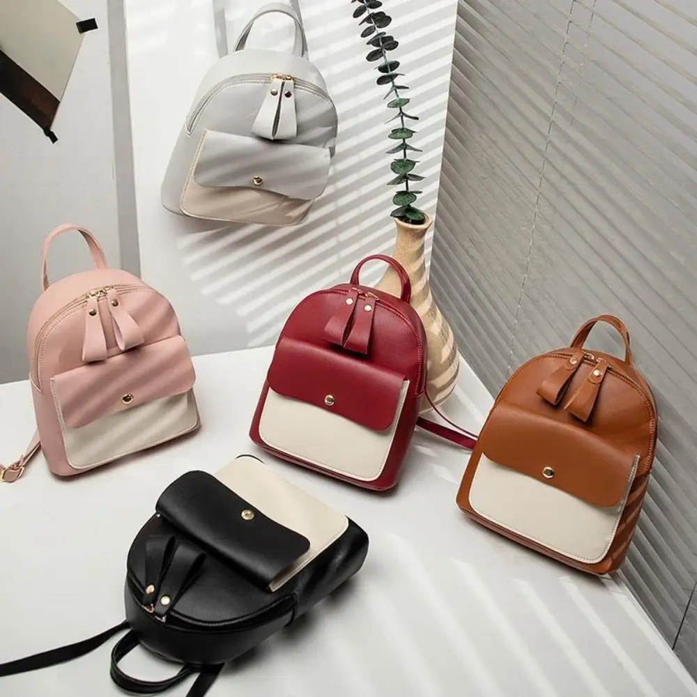 Mini zaino da donna di nuova moda Borsa da ragazza di grande capacità Zaino piccolo Porta cellulare Borsa a tracolla singola multifunzione