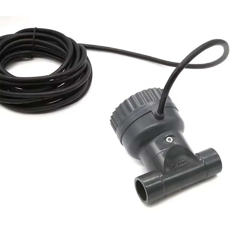 DN15-80 PVC LCD Pipe Flow Meter 4-20mA Output Intelligent Digital Liquid Flowmeter Acid Alkali Resistant
