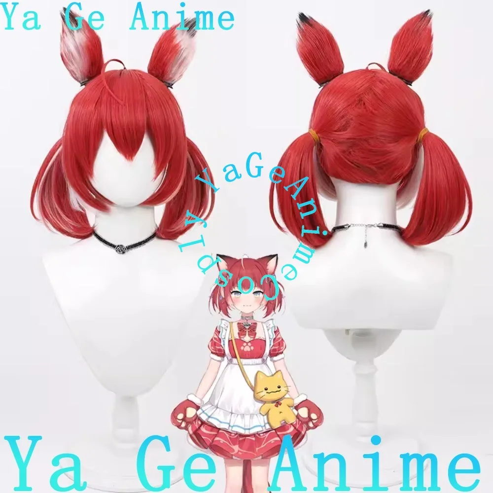 

Ya Ge аниме YouTube Virtual VTuber Akami Karubi косплей парик аниме игры Хэллоуин карнавал вечерние синтетические термостойкие волосы