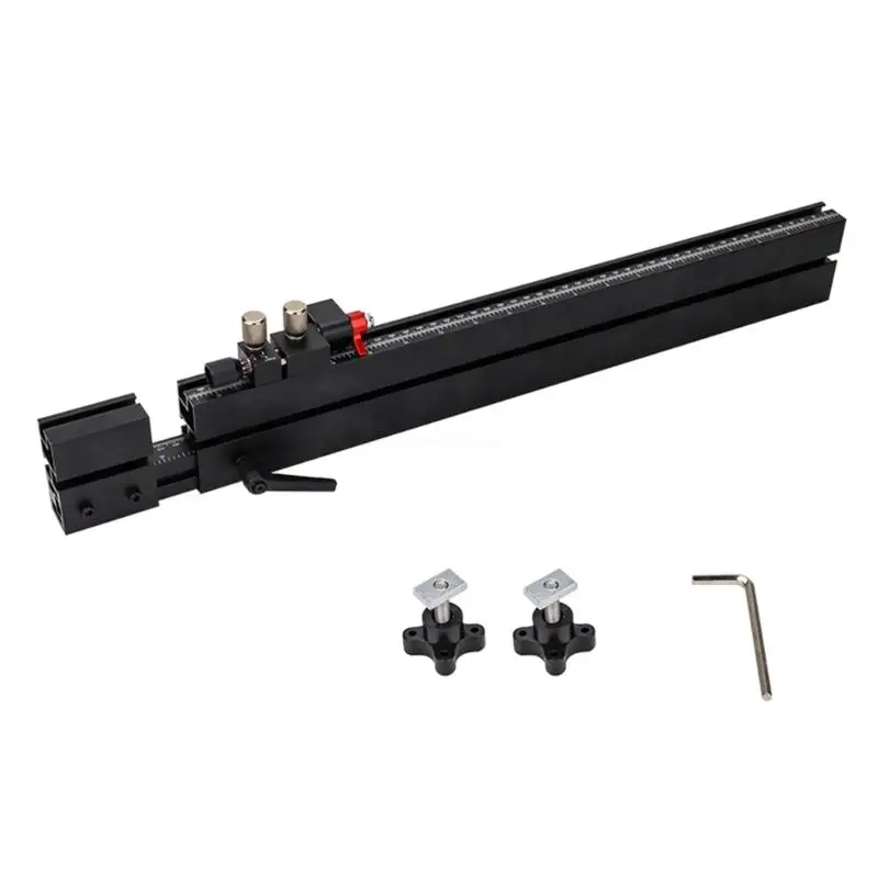 

Woodworkers Extendable T Slot Track with Quick Positioning 0.05mm Fine Adjustment, 1390g Weight for Woodworking Dropship