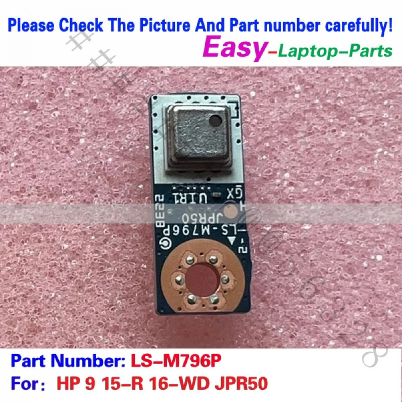 SSS+New For HP 9 15-R 16-WD JPR50 Power Button Board LS-M796P