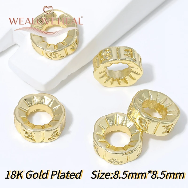 18K vergoldeter Messing-Ring mit gedrehtem Seilmuster, geschlossener Ring, Zubehör für DIY-Schmuckherstellung, Verbinder, hochwertige Schmuckkomponenten – Detail 24