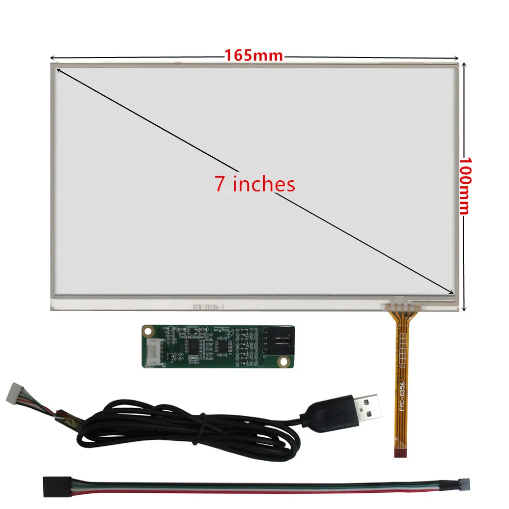 Imagem -03 - Diy Tela Lcd Digitador Touchscreen Driver Placa de Controle Compatível com Hdmi Raspberry Kit Monitor pi 7