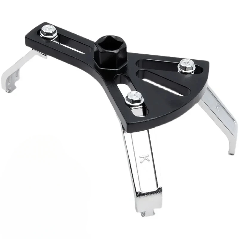 

Three claw multifunctional adjustable fuel tank cap wrench, oil pump cap, fuel tank disassembly tool