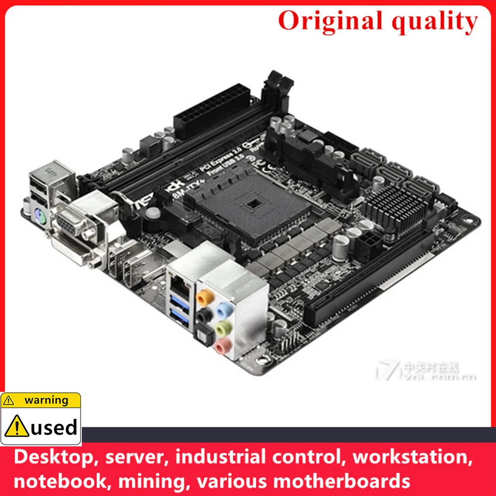 Placa base para ASROCK FM2A78M-ITX + MINI ITX, toma FM2 FM2 + DDR3 para AMD A78, SATA III, USB 3,0