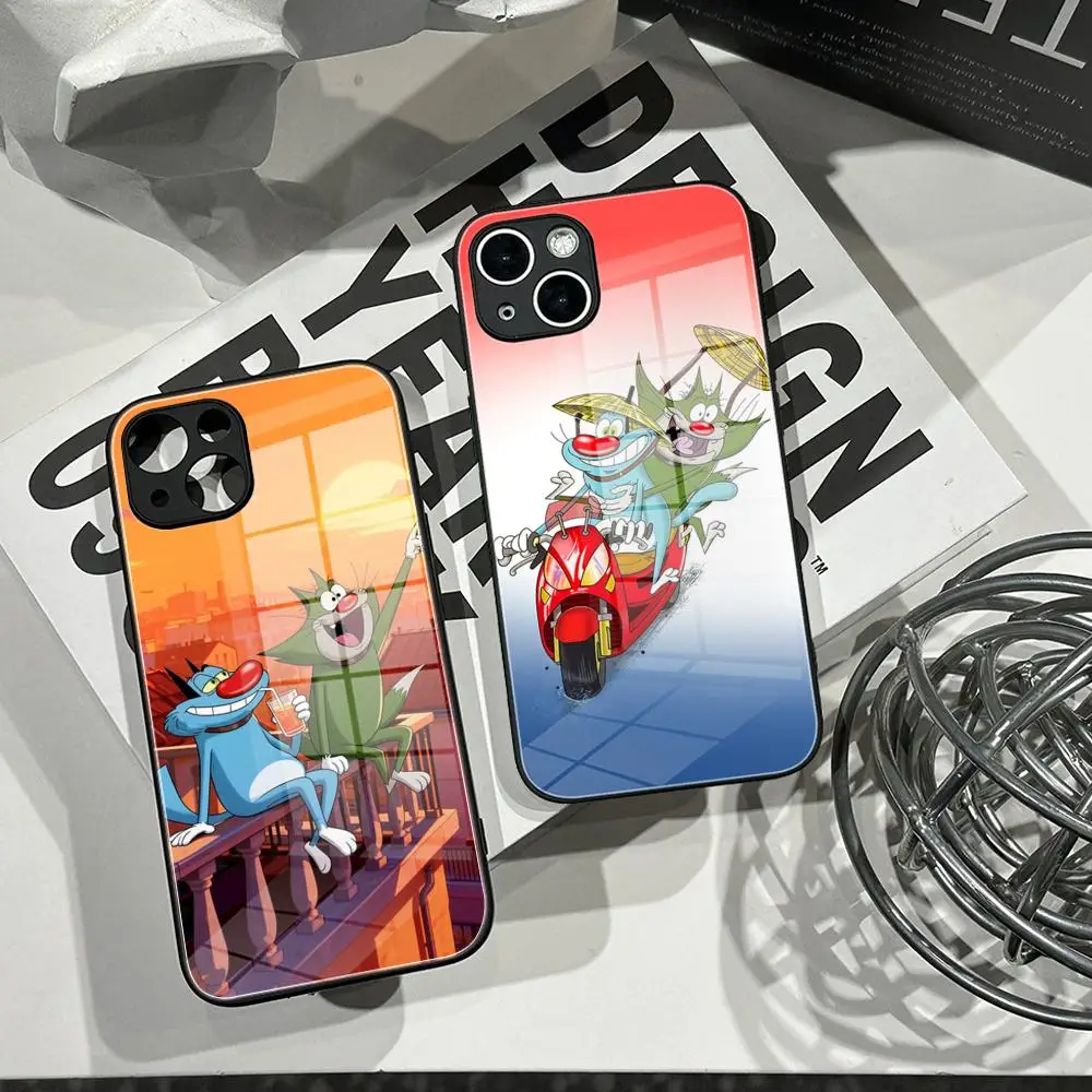 

Cat Oggy and the Cockroaches-s Phone Case For iPhone 17 16 15 14 13 12 11 Mini Pro Max Plus Transpar