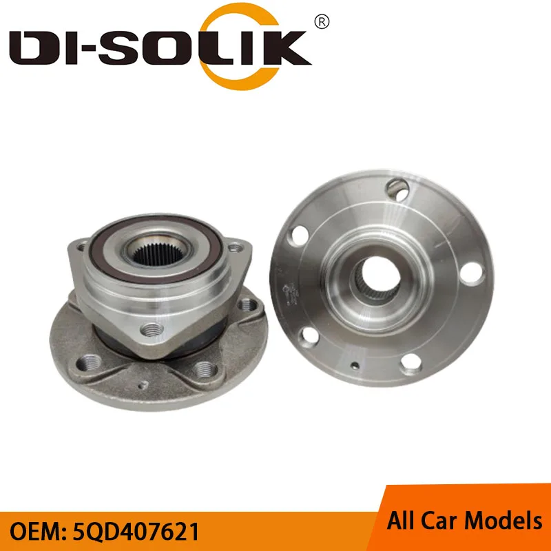 

DI-SOLIK автозапчасти подшипник ступицы переднего колеса 5QD407621 L5QD407621 5Q0407621A 8V0498625A 5QD498625 для AUDI A3 (8V1M8VK)2012-