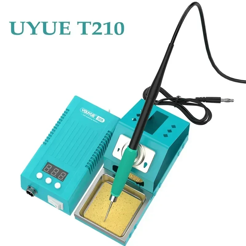 

UYUE 305-T210 LED Precision Soldering Station Electronic Welding Rework Station Compatible 210 Soldering Iron Tips T210 Handle