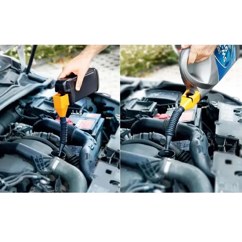 Plastic Car Motorcycle Refueling Gasoline Engine Oil Funnel Filter Transfer Tool Oil Change oil Funnel Accesorios