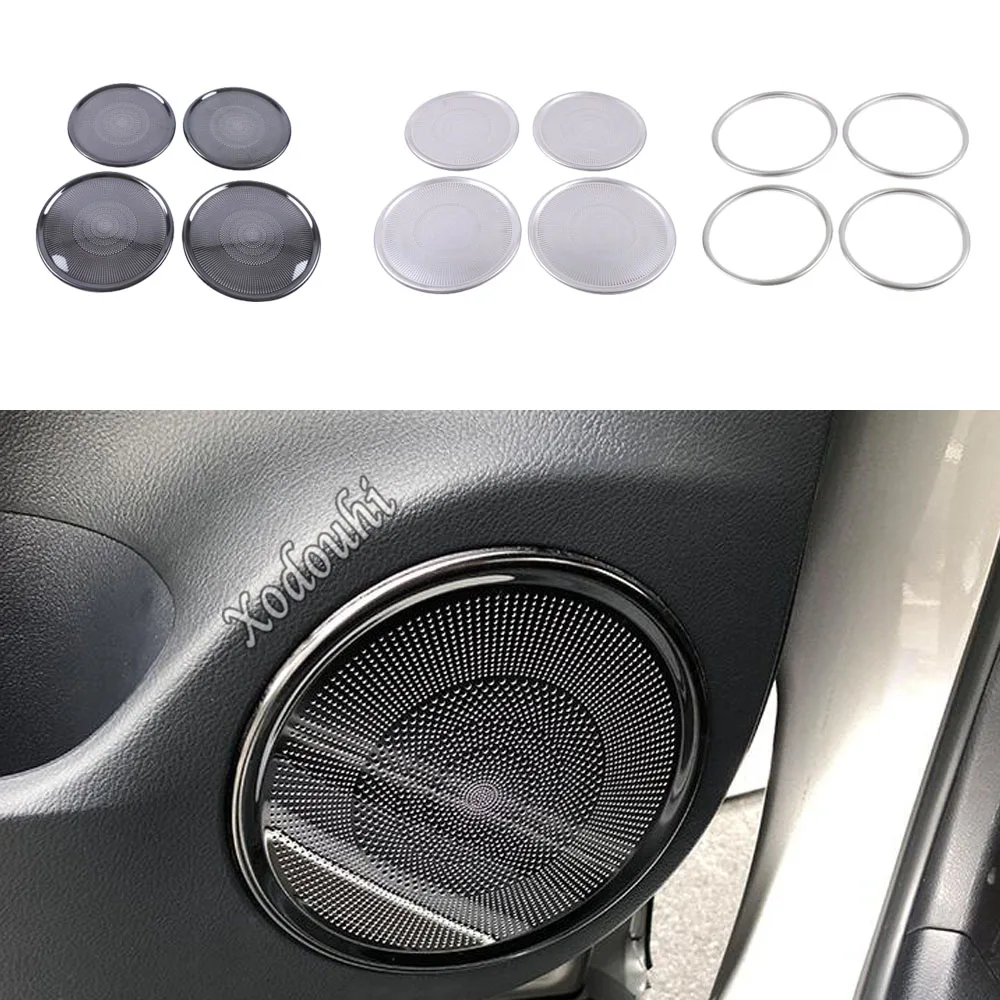 ABS/Steel Car Inner Door Audio Speaker Cover For Lexus RX 200t 300 450h 2016 2017 2018 2019 2020 2021 Stereo Trim Accessories
