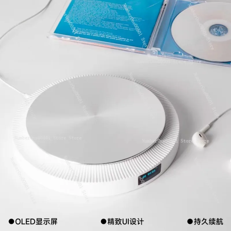 T-CP8 Retro CD Player HiFi Disc Player High Quality Bluetooth Album Player