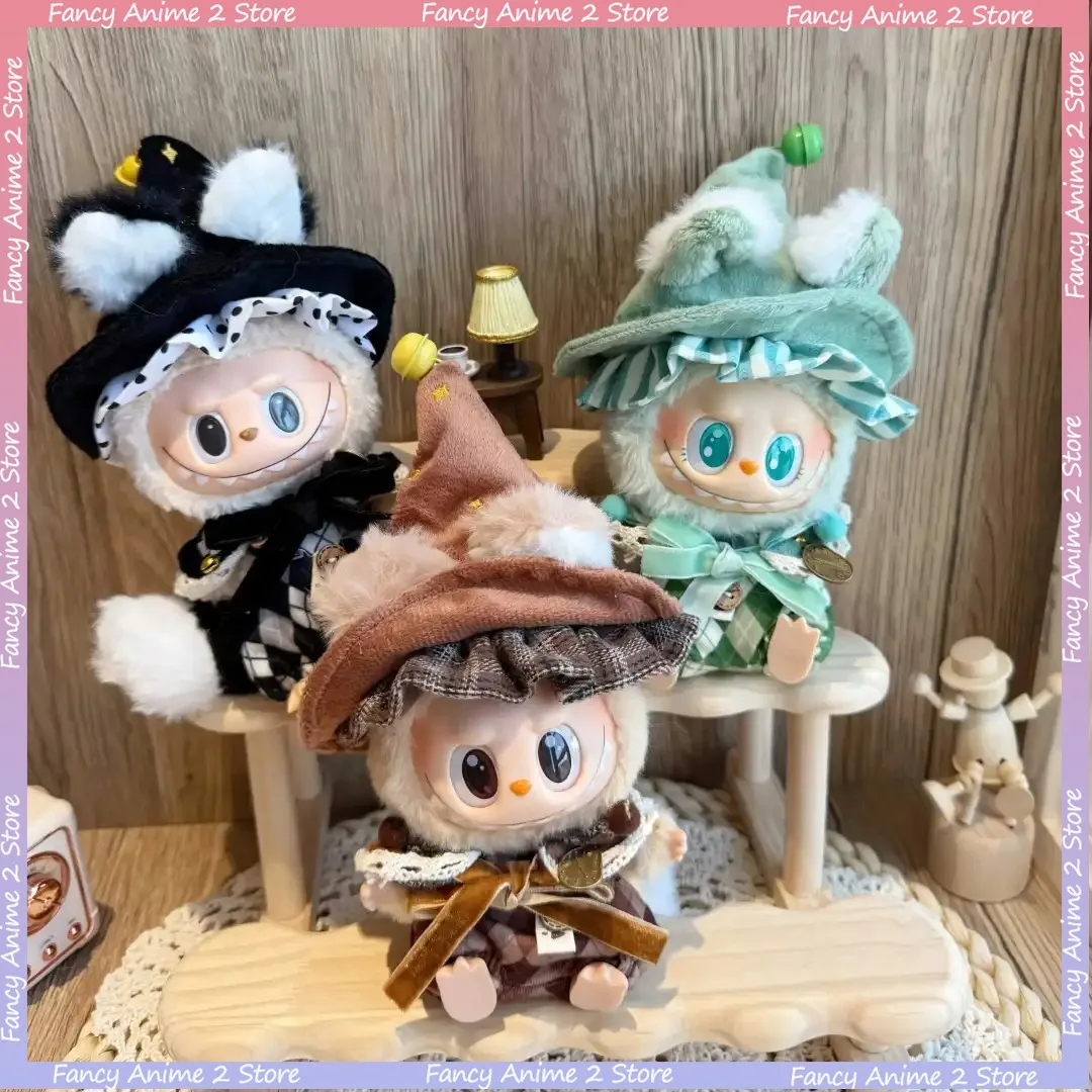 

Прекрасная одежда маленького волшебника, тематический стиль эльфа, наряд для V1 V2 V3 Labubu, мини-плюшевая кукла, одежда, модные аксессуары, игрушки, подарки