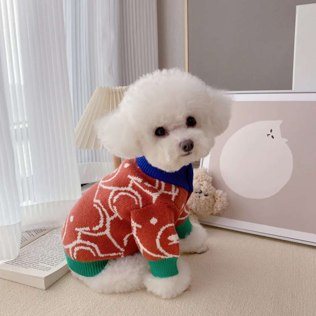 

Dog and Cat Sweater, Pet Clothes, Autumn and Winter, New, 2023
