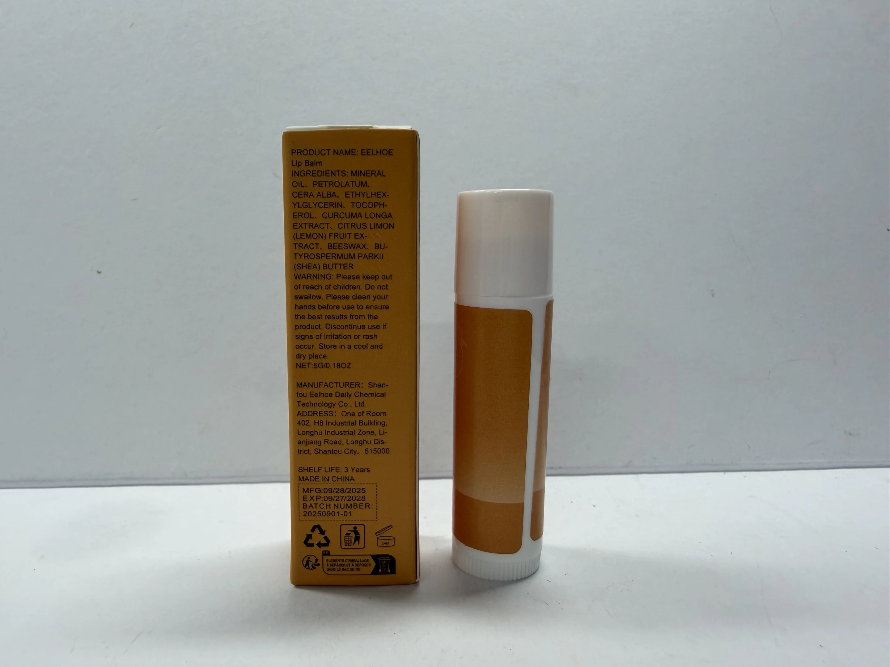 EELHOE الكركم الليمون بلسم الشفاه جميع الطبيعية نباتي ترطيب العناية بالشفاه الداكنة شمع العسل وزبدة الشيا العناية بالشفاه 5 جرام