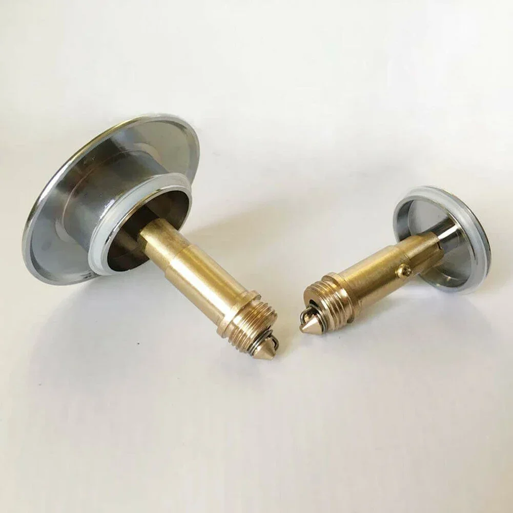 Bathroom Lavatory Basin Sink Pop Up Waste Drain Stopper   Brass Bolt Spring Waterlet Vanity Sink Waste Drainer Faucet Accessorie