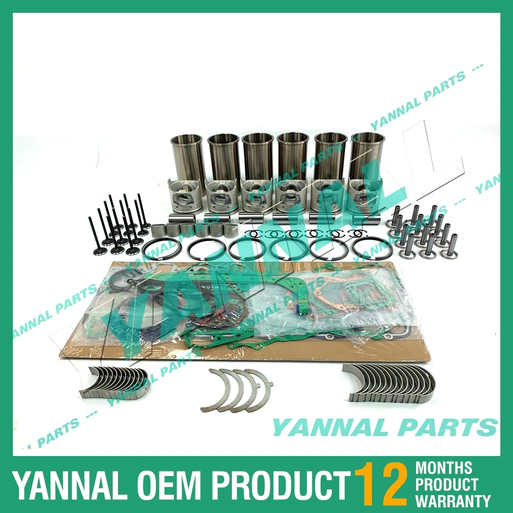 

Engine Overhaul Rebuild Kit for Daewoo D1146T Doosan Excavator DH258LC-V