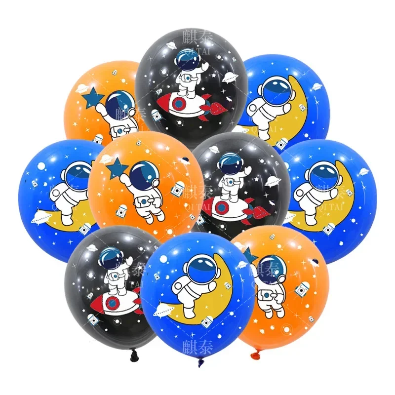 Traje de globo de látex de astronauta para exploración de globos temáticos de astronauta, decoración de fiesta del universo espacial