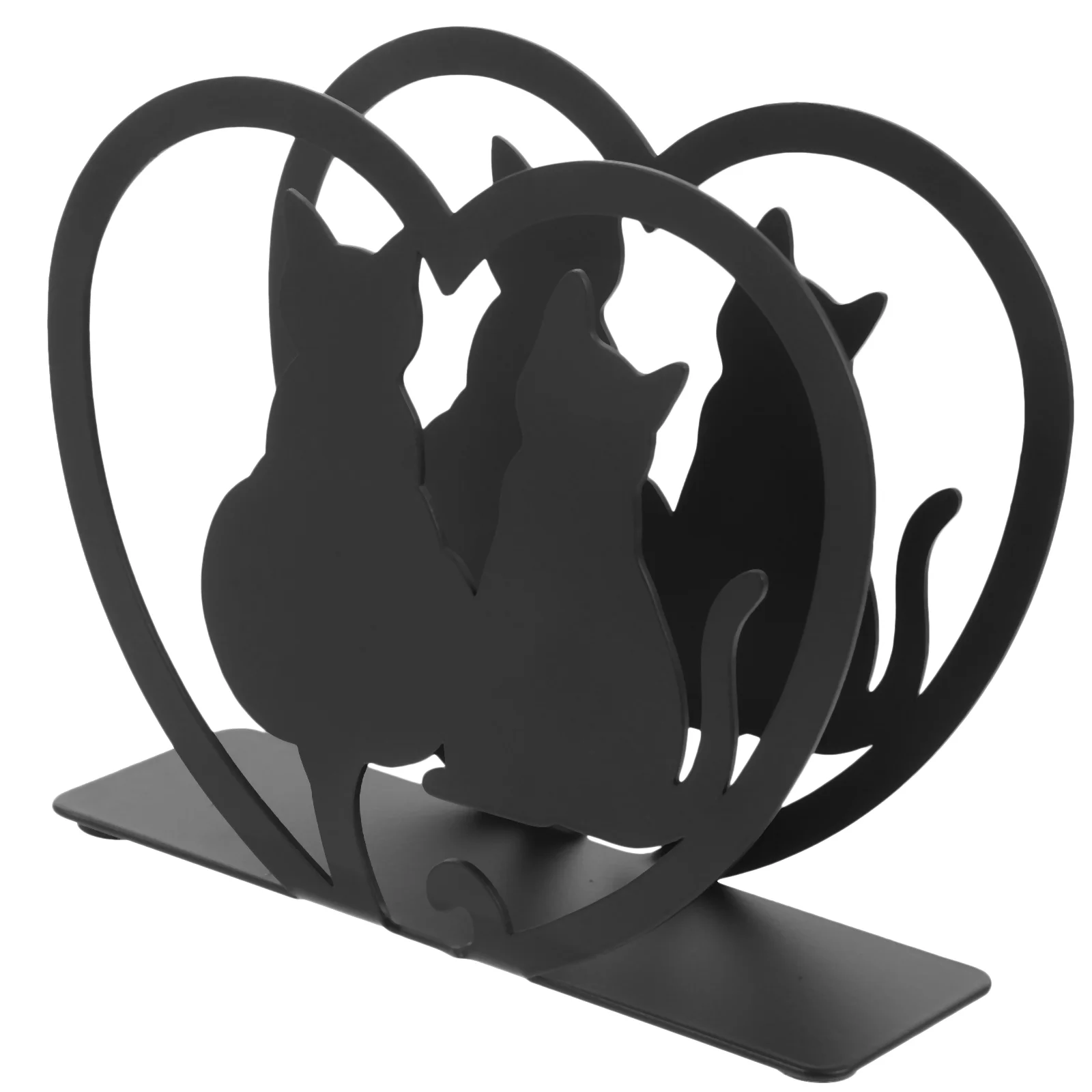 

Organizer Napkin Holder Office Retro Decor Freestanding Tissue Dispenser Wrought Iron Holders for Home