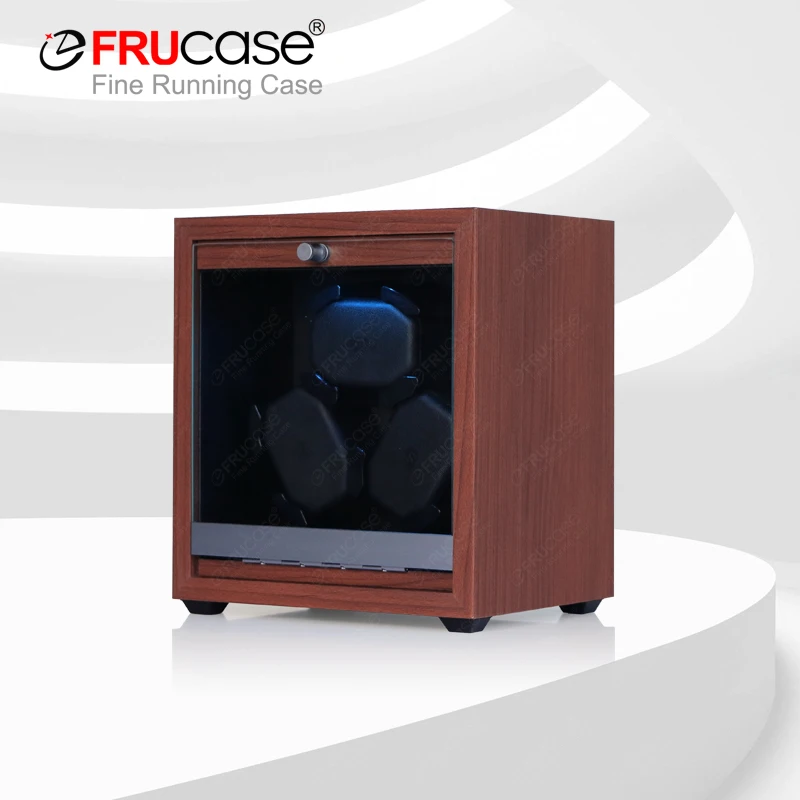 FRUCASE Watch Winder for Automatic Watches Automatic Winder for 3 Watches Watch Box