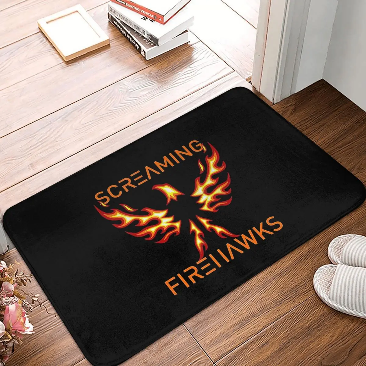 The Expanse Bathroom Mat Minimalist Screaming Firehawks For The Expanse Doormat Living Room Carpet Outdoor Rug Home Decor