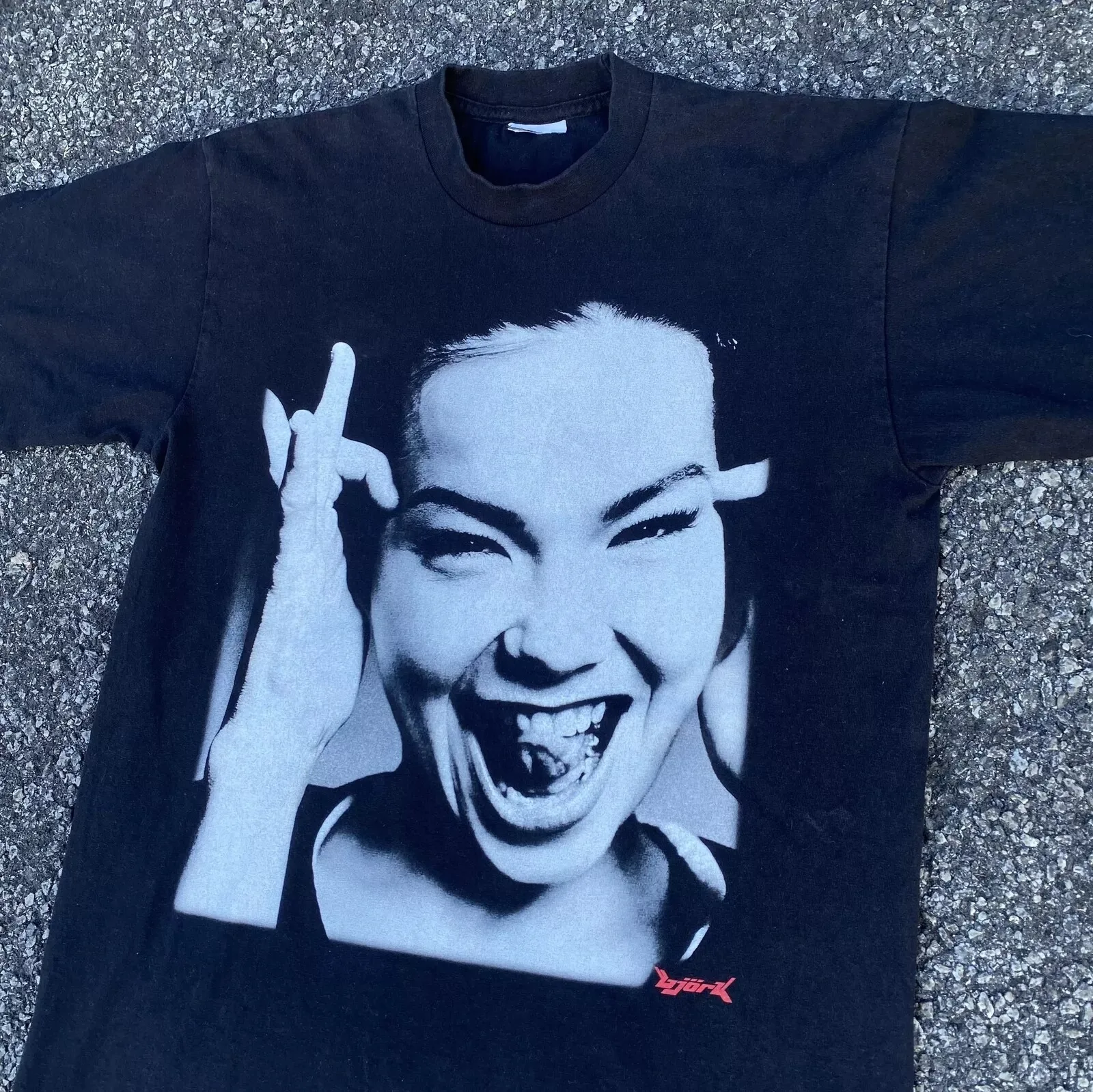 Bjork Tshirt, Bjork Black Short Sleeve Cotton T-shirt Unisex Reprint S-5XL