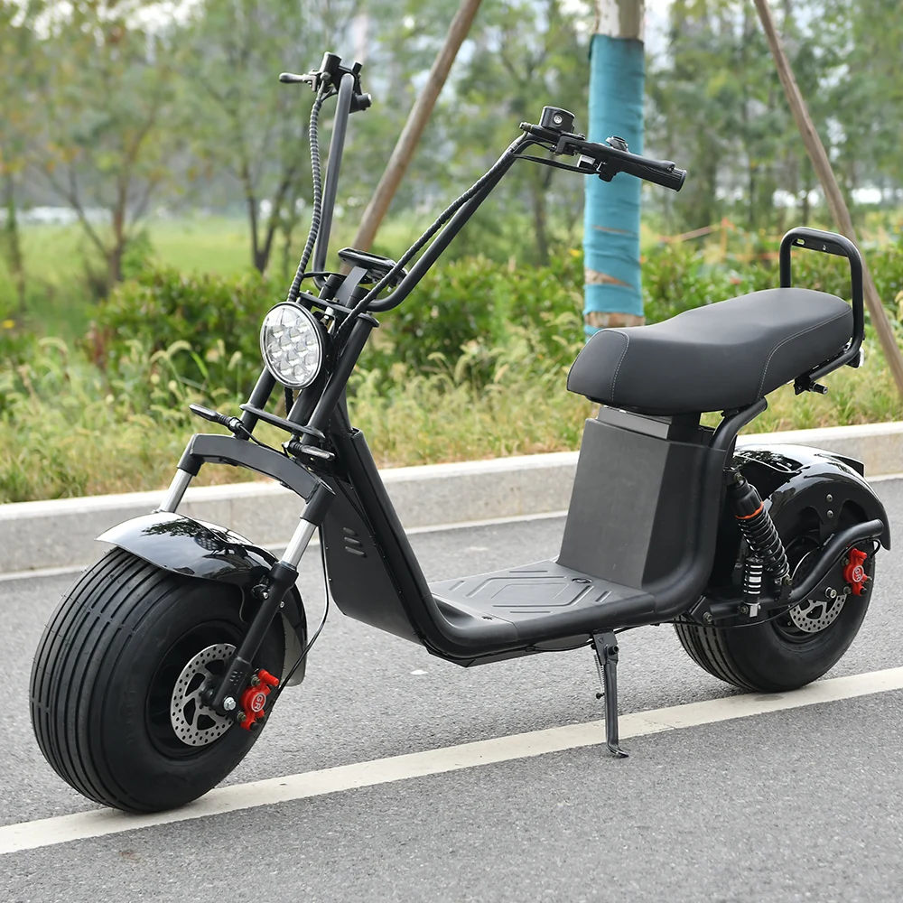 18 Inch Fat Tire Citycoco 3000W Powerful Motor Max Speed 60 KM/H 60V20AH Charging Mileage 35-50KM Electric Scooter USA Stock