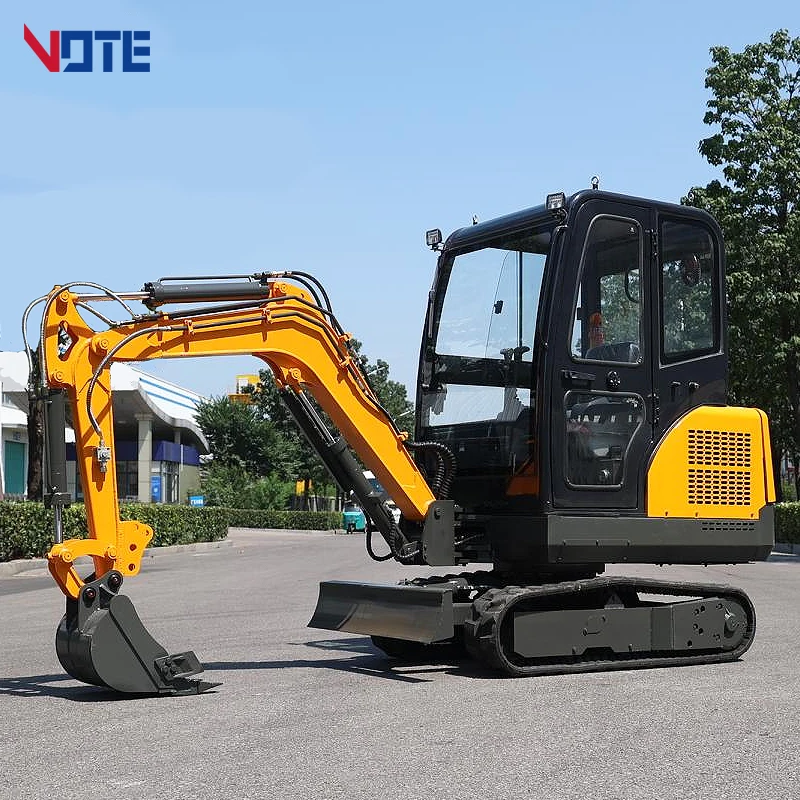 Spedizione gratuita 2Ton 2000kg Mini escavatore con giardino multifunzionale piccolo escavatore consegna veloce Micro Bagger cingolato idraulico