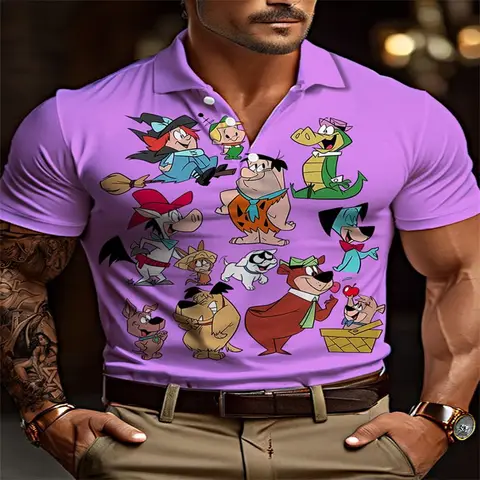 उदासीन एनीमे प्यारा चरित्र मुद्रित लघु आस्तीन पोलो शर्ट विज्ञान कथा एनीमे परी कथा जादू लड़का और घड़ी टॉवर सिल्हूट 10 best sales एनीमे पोलो - №4