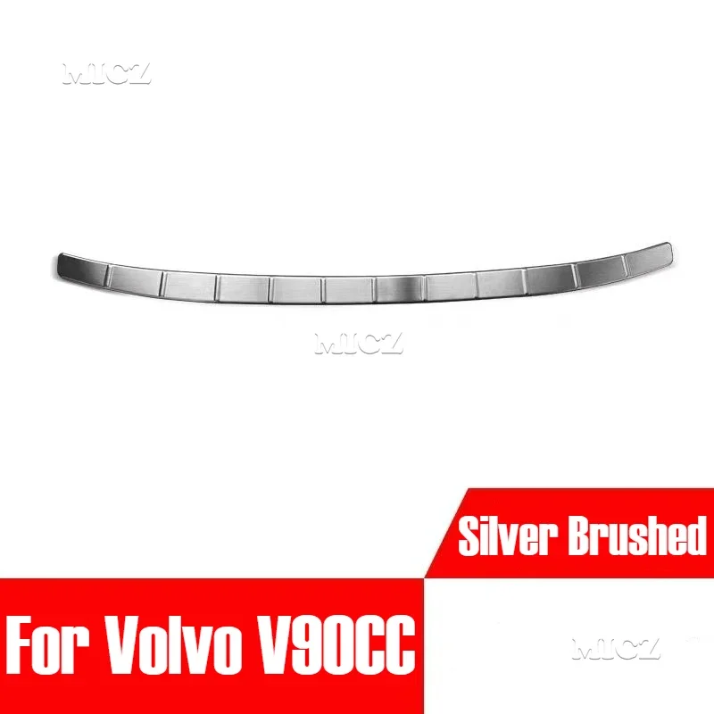 

Для Volvo V90CC автомобильные аксессуары из нержавеющей стали, защита заднего бампера, порог багажника, накладка на порог, задний Стайлинг