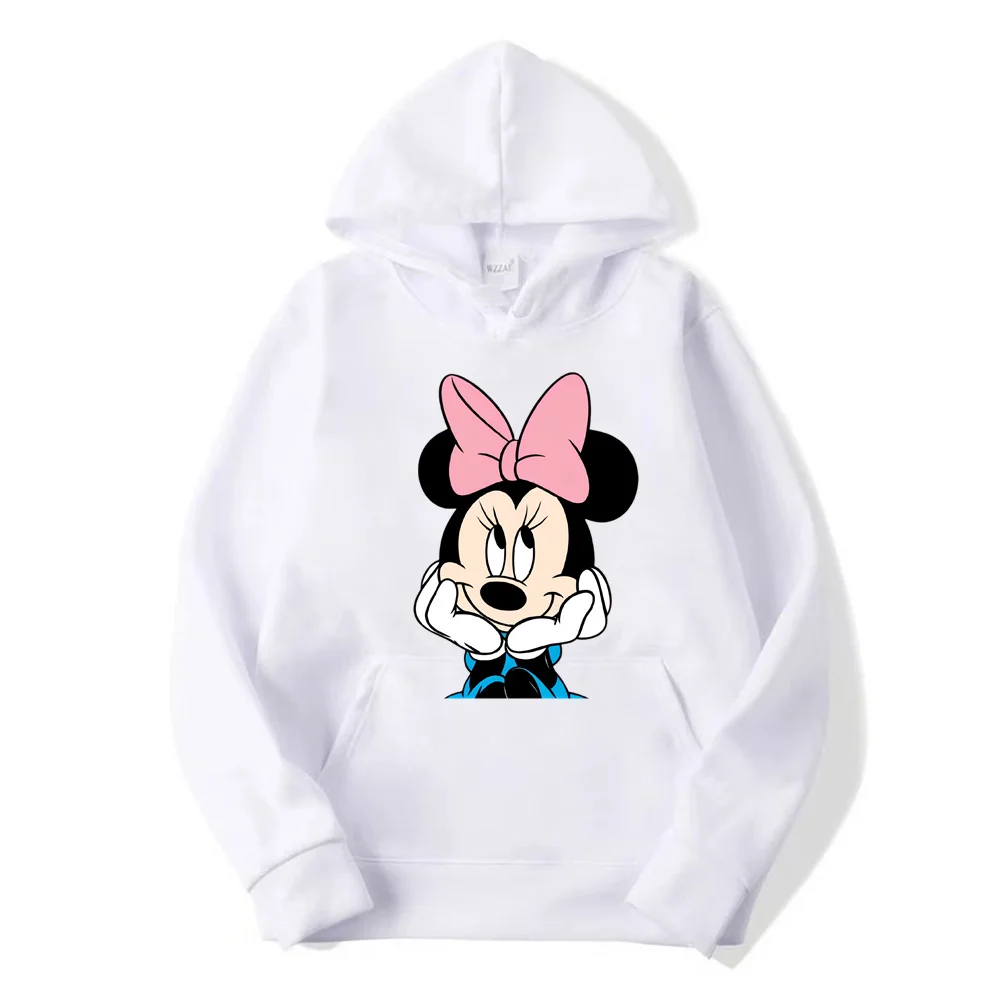 

Disney Mickey Mouse Minnie Mouse Cartoon Anime Women Pullover Spring Autumn Oversized Hoodie Casual Couple Sweatshirt Clothes