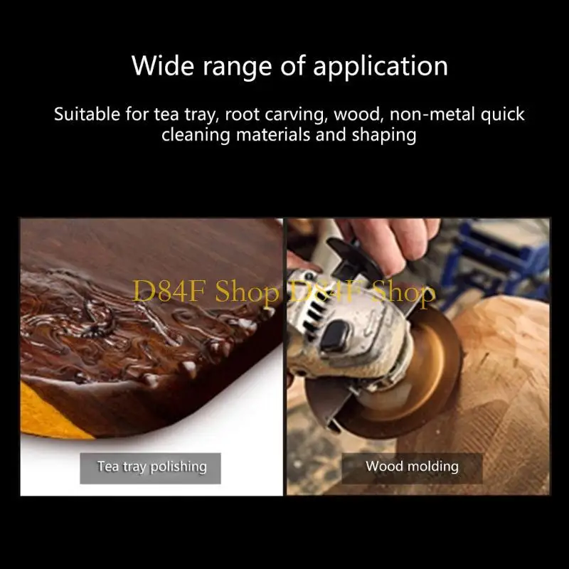 

D84F 22 -мм отверстие 3PCS Деревянное измельчение полировки вращательное вращение шлифовальное диск для шлифования