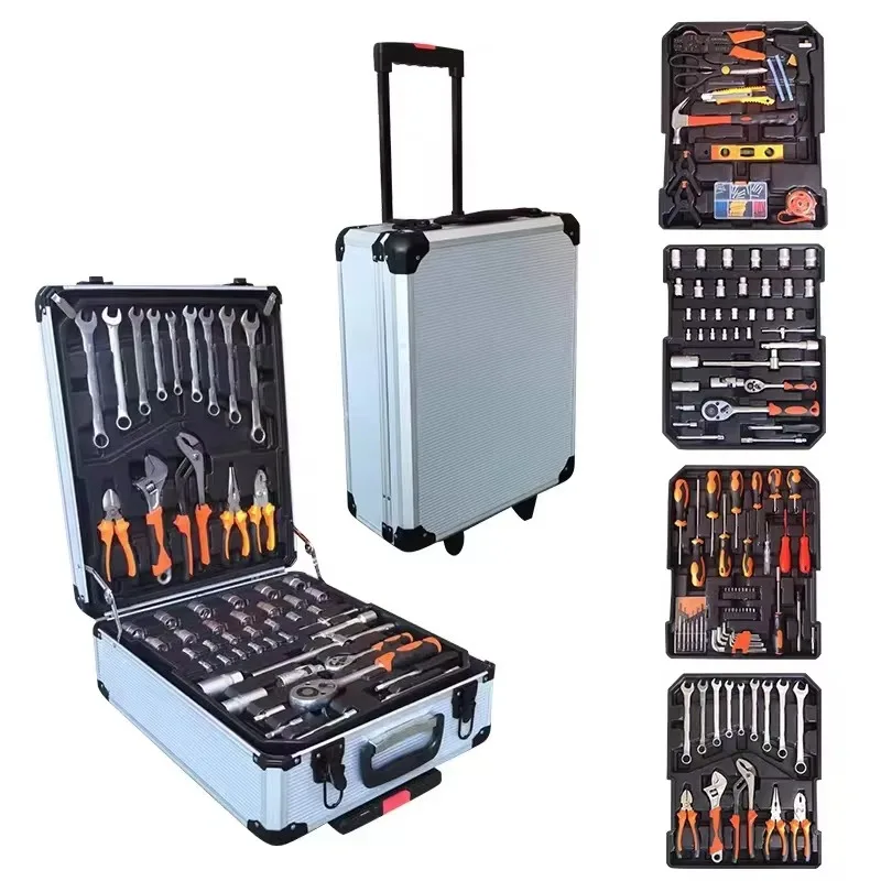 

187-Piece Multi-Function Household Repair Kit Manual Tool Box Set with Hardware Assembly Tool Set