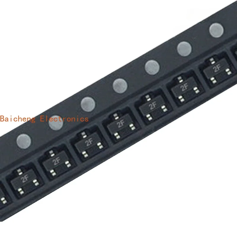 100PCS Transistor MMBT2907ALT1G MMBT2907A MMBT2907 2N2907 2F SOT-23 0.8A/60V SMD transistor