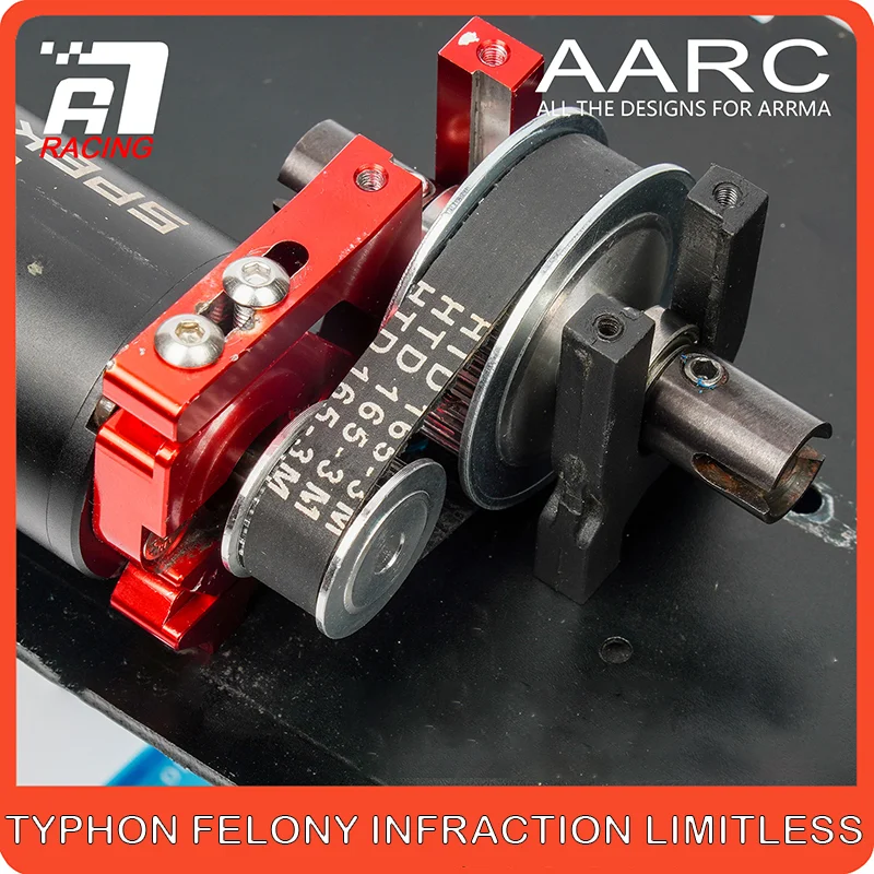 Belt Drive Transmission for ARRMA RC 1/8 TYPHON V4 V5 TLR 1/7 FELONY INFRACTION LIMITLESS V2 Car