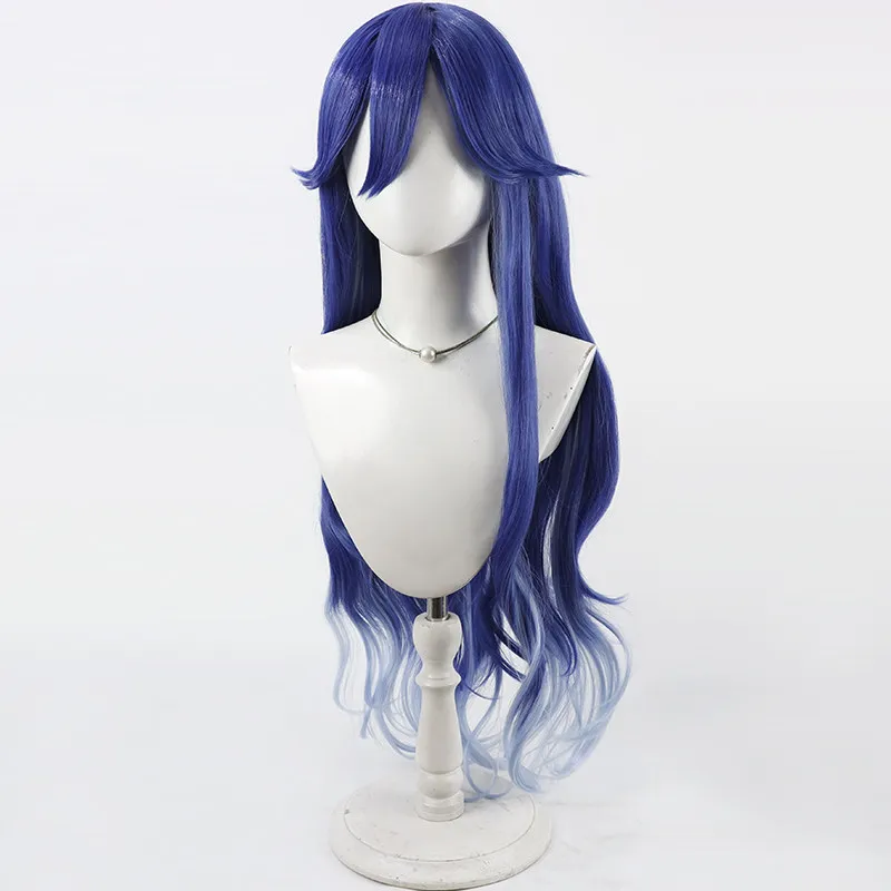 วิกผมคอสเพลย์ลูซิลลาจากเกมวูเธอร์ริงเวลส์ วิกผมยาวสีม่วงไล่เฉดสีขาว สำหรับงานคอมิคอน ปาร์ตี้ ผู้ใหญ่ ทั้งผู้หญิงและผู้ชาย
