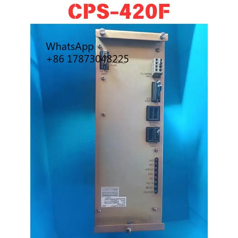 Б/у CPS-420F Yaskawa Robot Power Supply Функциональный тест ОК