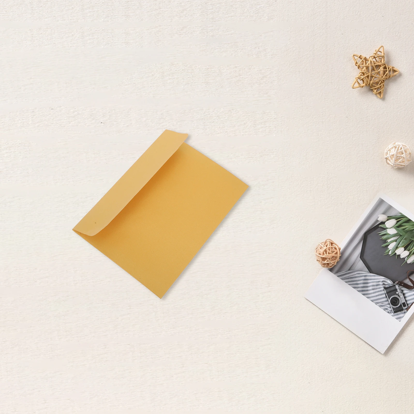 

50 Pcs Greeting Card Invitation Heavy Duty Mailing Envelopes Bronzing Catalog Pearl Paper Business Storage
