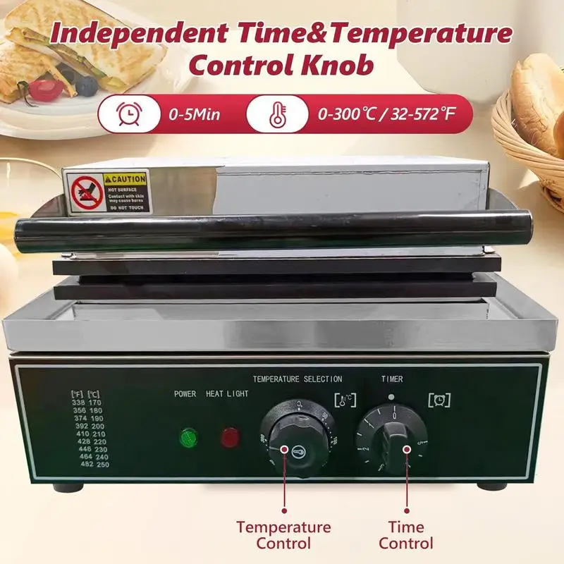 Corn Dog Maker Waffle Dog Maker 1550W Hot Dog Machine Kitchen Appliances Stainless Steel Electric Food Baker Make 6 Corn Dogs