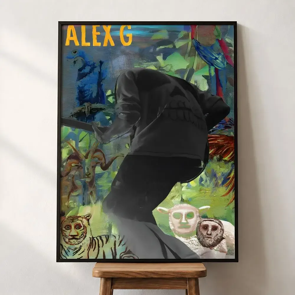Musik Alex G Indie-Rock Sänger Songwriter Poster PP Wandkunstdruck Abnehmbar Wasserbeständig Heimdekoration Schlafzimmer Apartment Geschenk – Detail 10