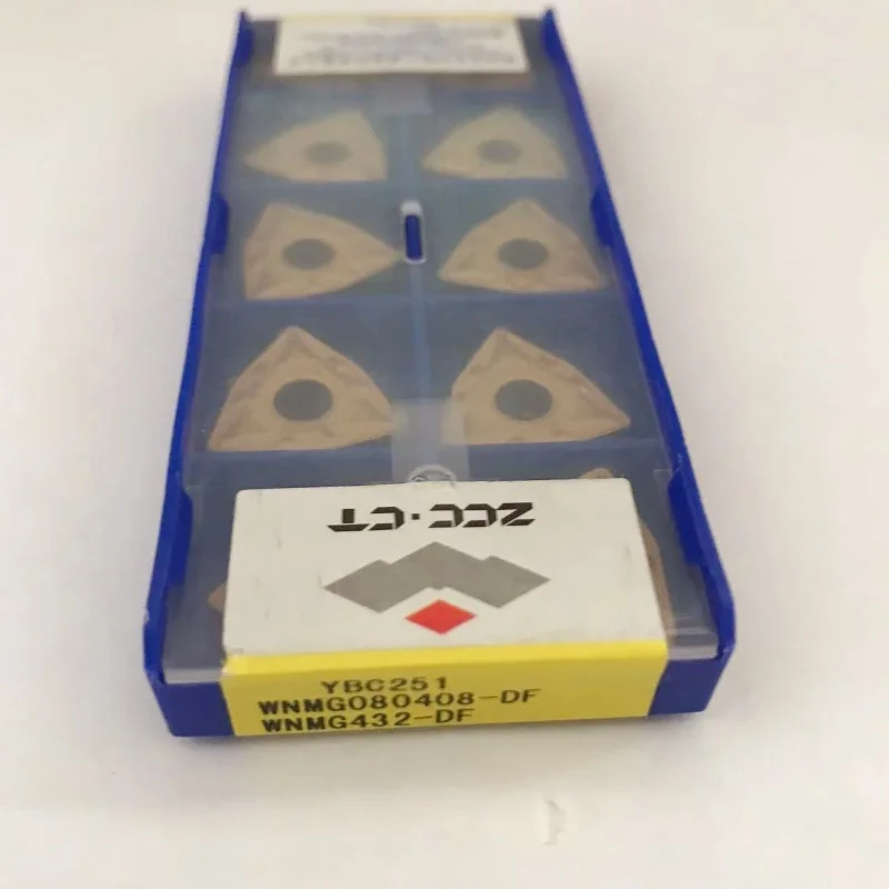 

WNMG080404-DF YBC251/WNMG080408-DF YBC251/WNMG080412-DF YBC251 Твердосплавные пластины для токарных лезвий с ЧПУ Режущие инструменты 10 шт.