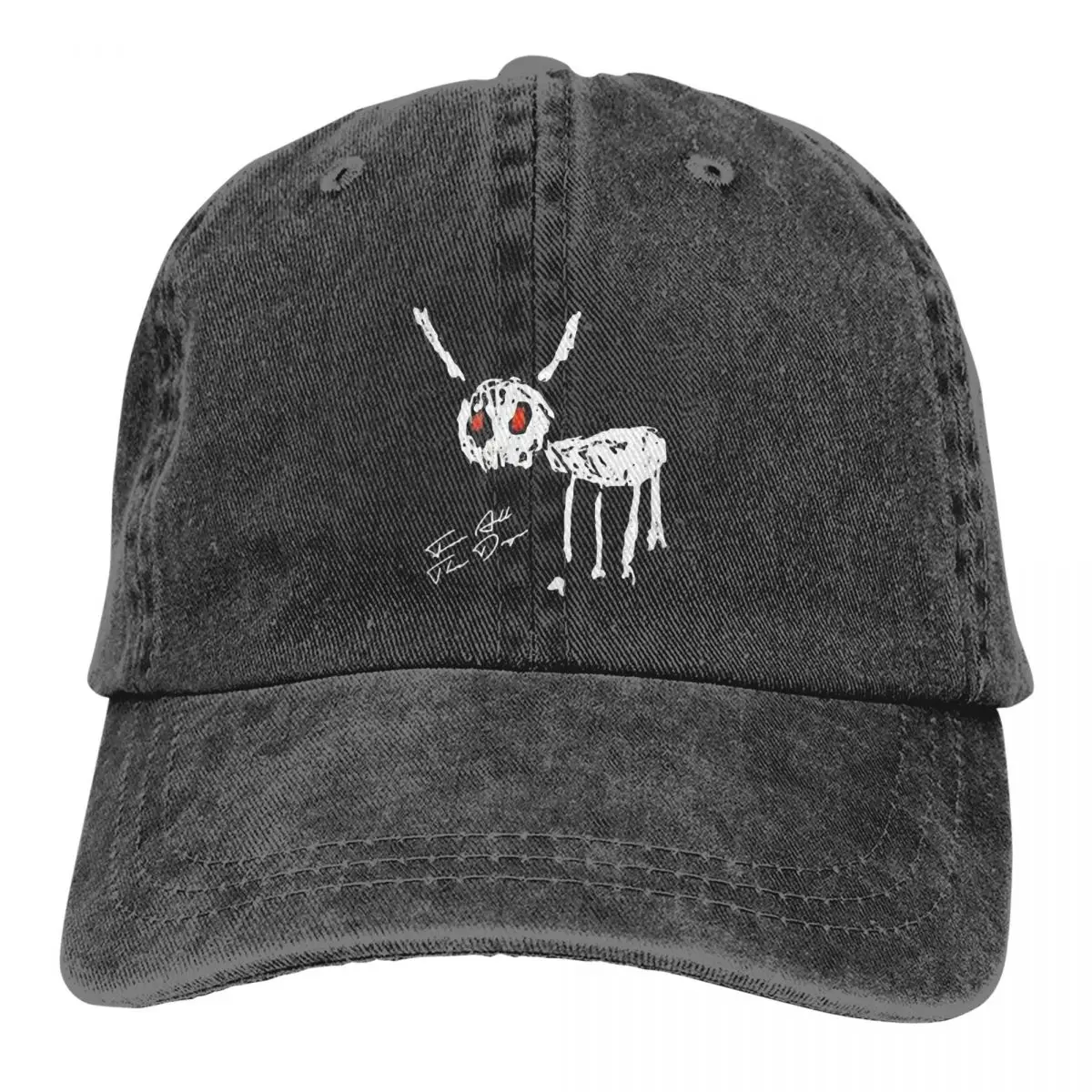 Drake Rapper Trucker Hat Merch Vintage Distressed Washed For All The Dogs Snapback Hat For Unisex Adjustable