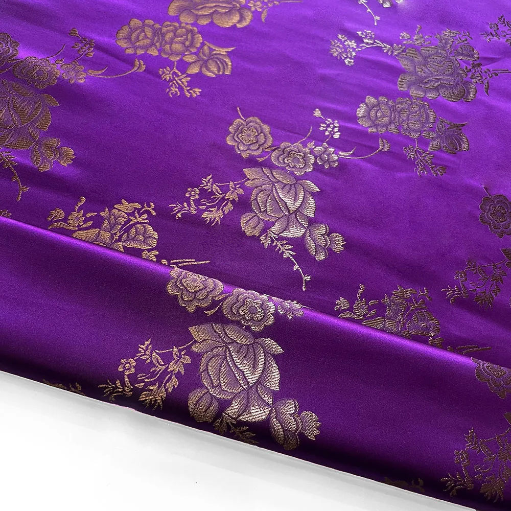 الدمشقي الساتان الديباج الجاكار النسيج خمر الأزهار الوريد للخياطة معطف الستار مفرش المائدة وسادة أريكة وتنورة الملابس