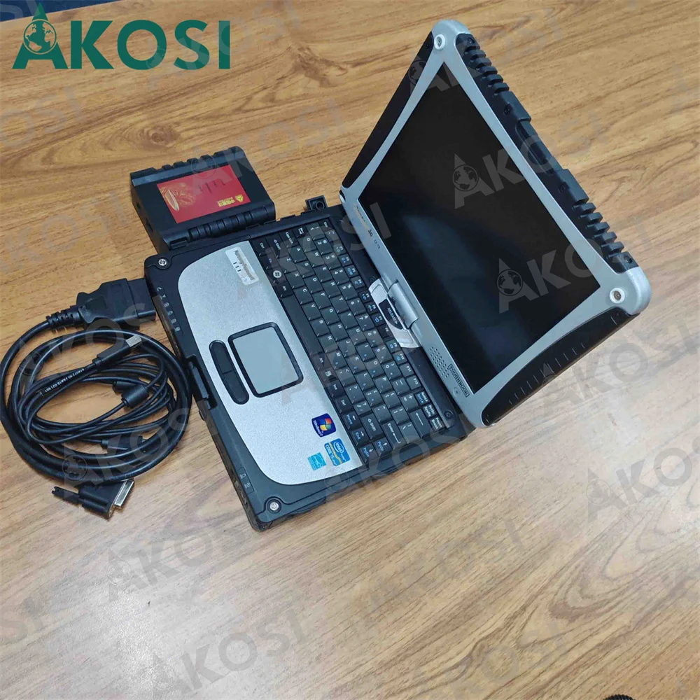 Truck Scanner Diagnostic Interface for SINOTRUK HOWO Cnhtc Diesel Engine Heavy Duty Diagnostic Tools with cf19 Laptop