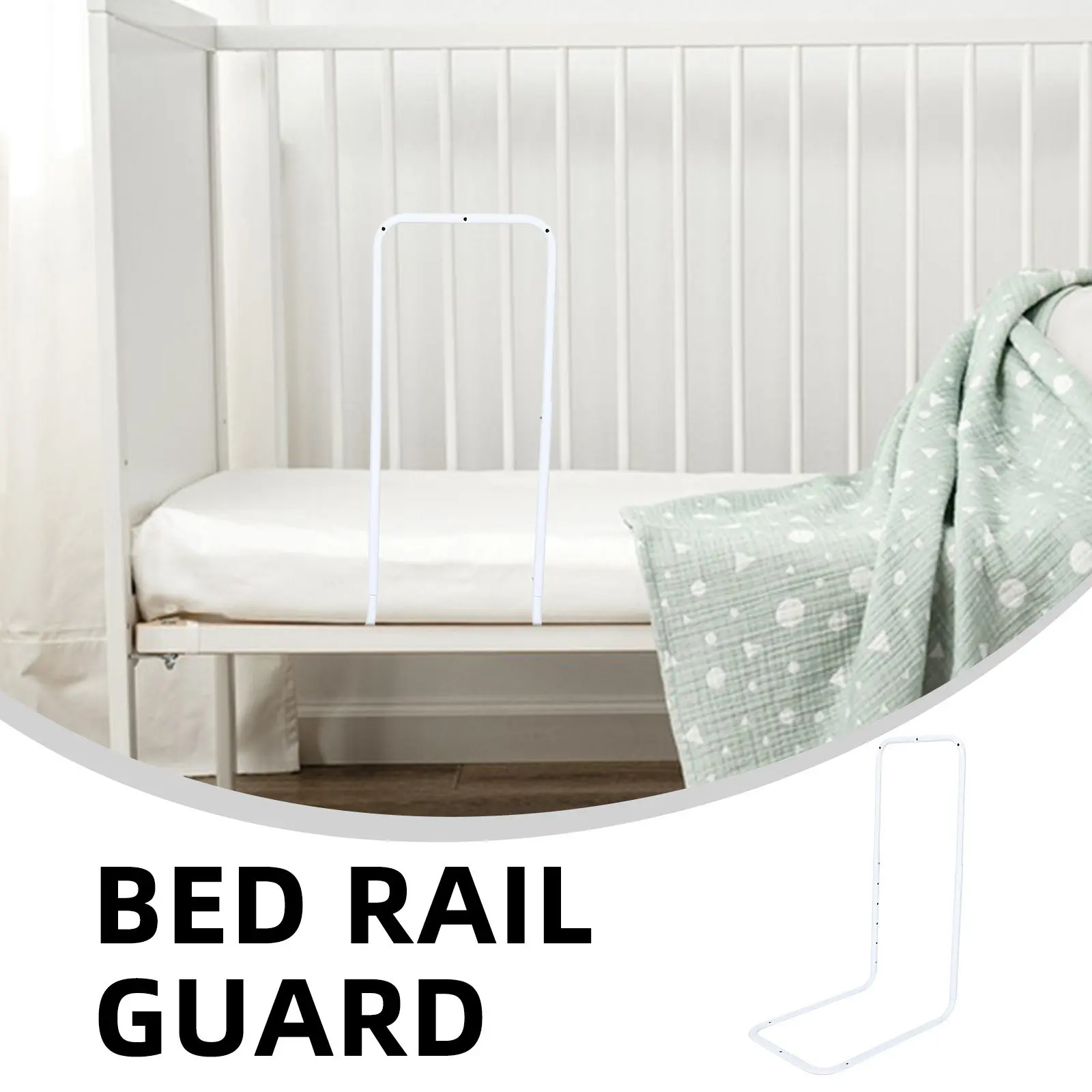 Adjustable Bed Safety Fall Prevention for Children Seniors Fits Twin Queen Beds Support Rail for Toddlers Elderly