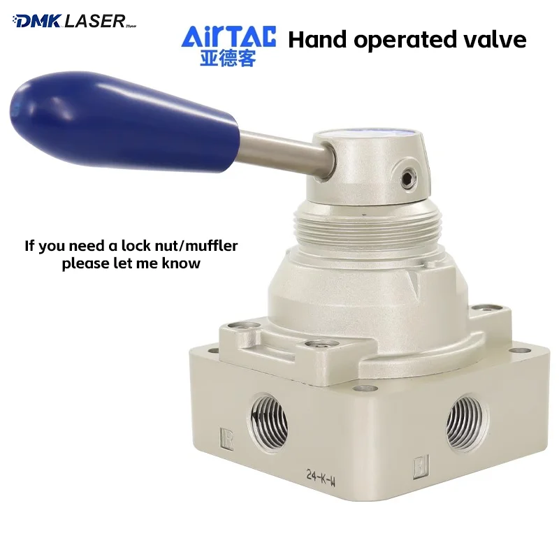 AirTAC Pneumatic Switch Manual Air Valve Cylinder Manual Hand Plate Directional Valve 4HV230-08 3 position 4 way