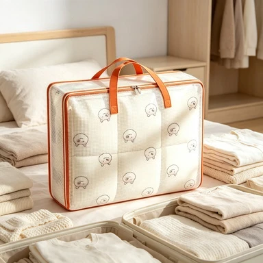 Transparent Packing Cubes Sorting Luggage Bag Moving Packing Bag Storage Box Closet Organizer Wardrobe Clothing Organizers Home