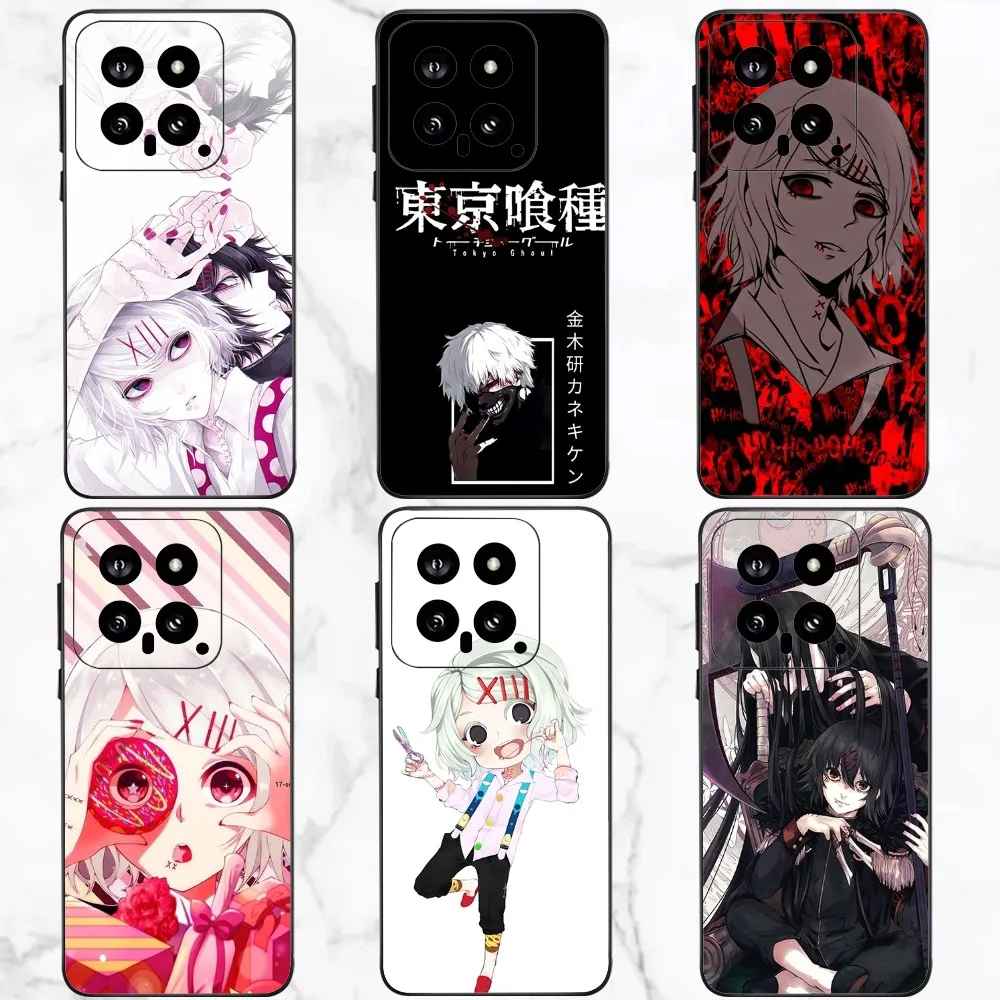 Anime JUUZOU SUZUYA Tokyo Ghouls Phone Case For Xiaomi 11 Redmi Note 11 5G 8T 9A 9 10T Note8Pro Note9 12SUltra Black Case