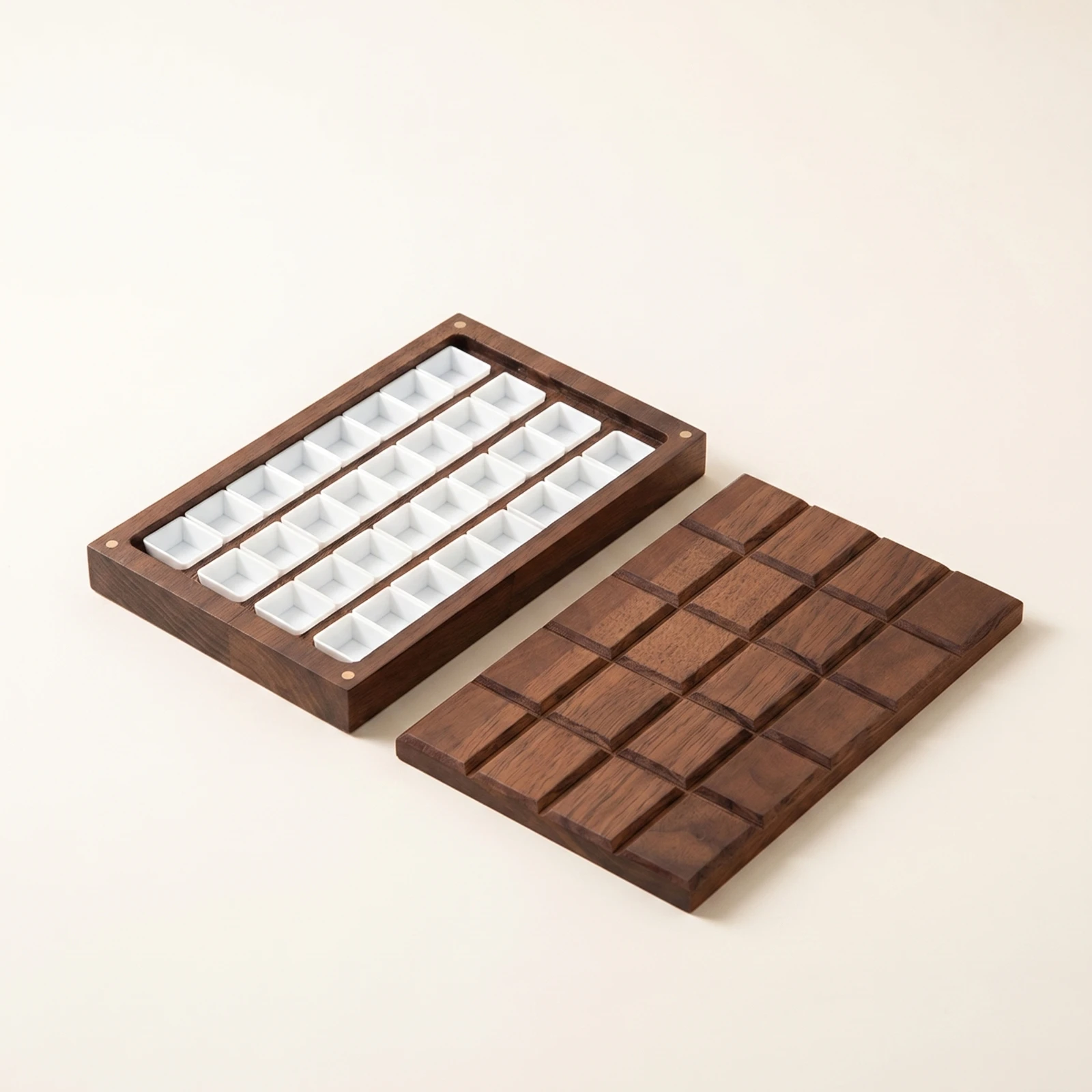 Wooden Box with Compartments O - Tablet Accessories Kit ulasan dan harga