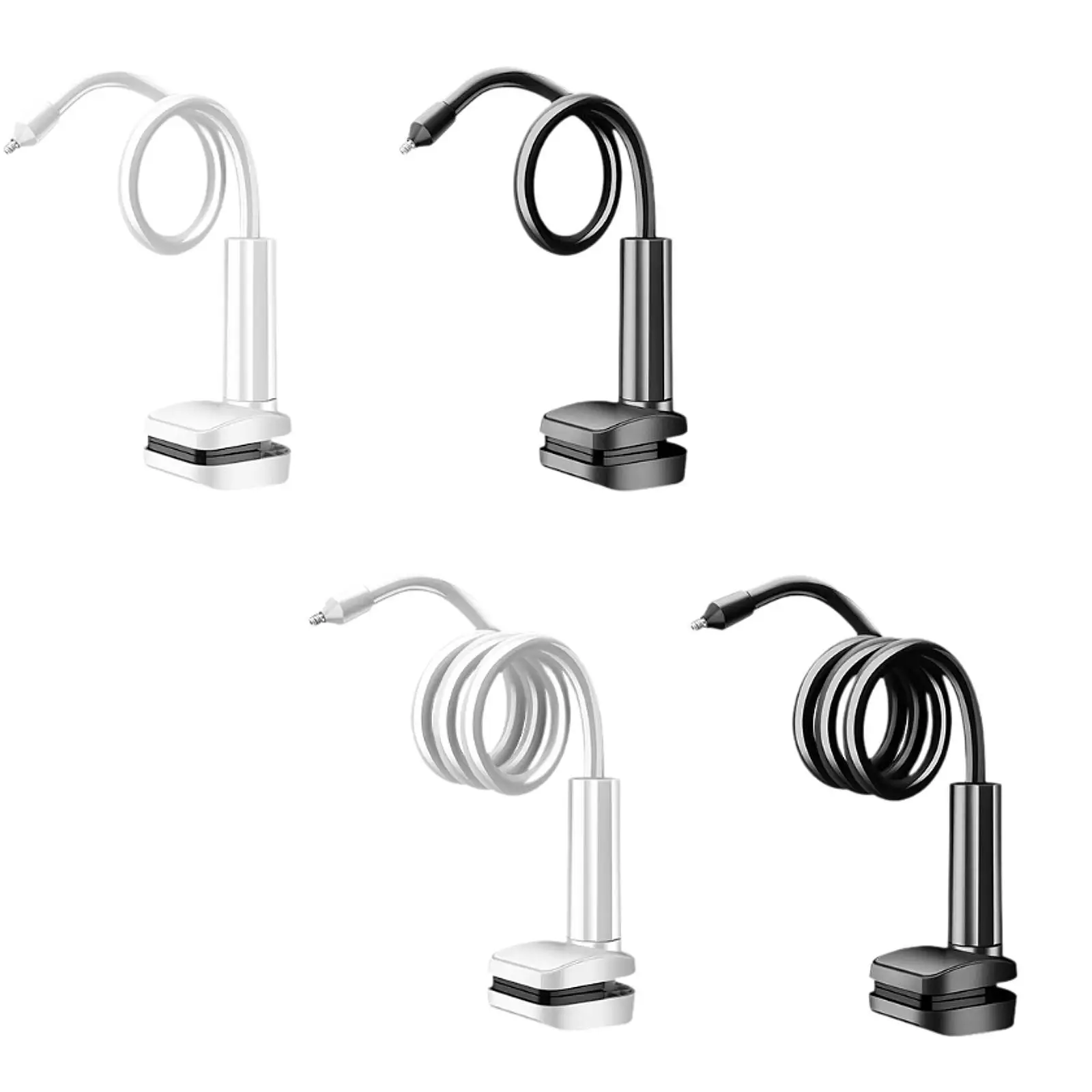 柔軟なクリップマウント簡単取り付け角度調整可能な滑り止めアクセサリーポータブルクランプ屋内屋外棚ホームリビングルーム用