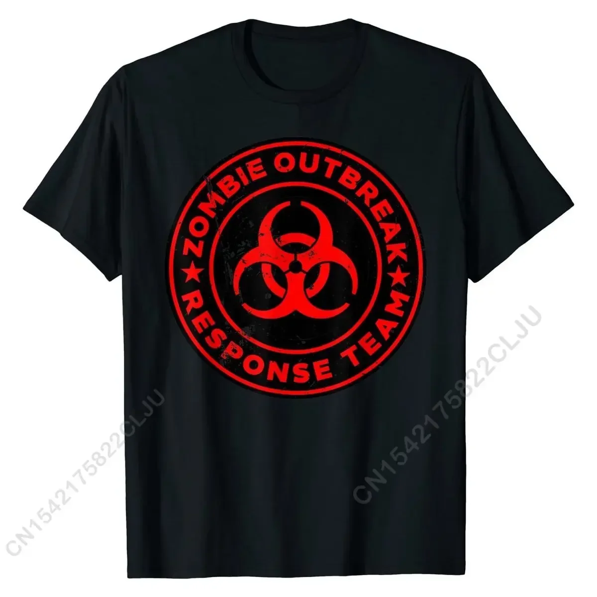 

Zombie Outbreak Response Team Funny Apocalypse T-Shirt Top T-shirts For Men Hip Hop Tops & Tees Discount Casual Cotton